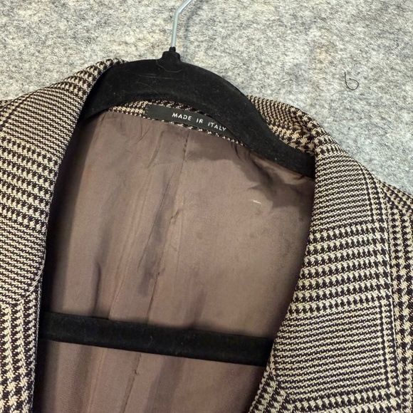 Armani Collezioni Academia Brown Glen Plaid Wool Sport Coat Blazer - Picture 5 of 11